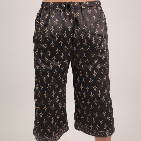🎈Handmade Reversible 100% Silk Cropped Pants - Picture 2 of 5